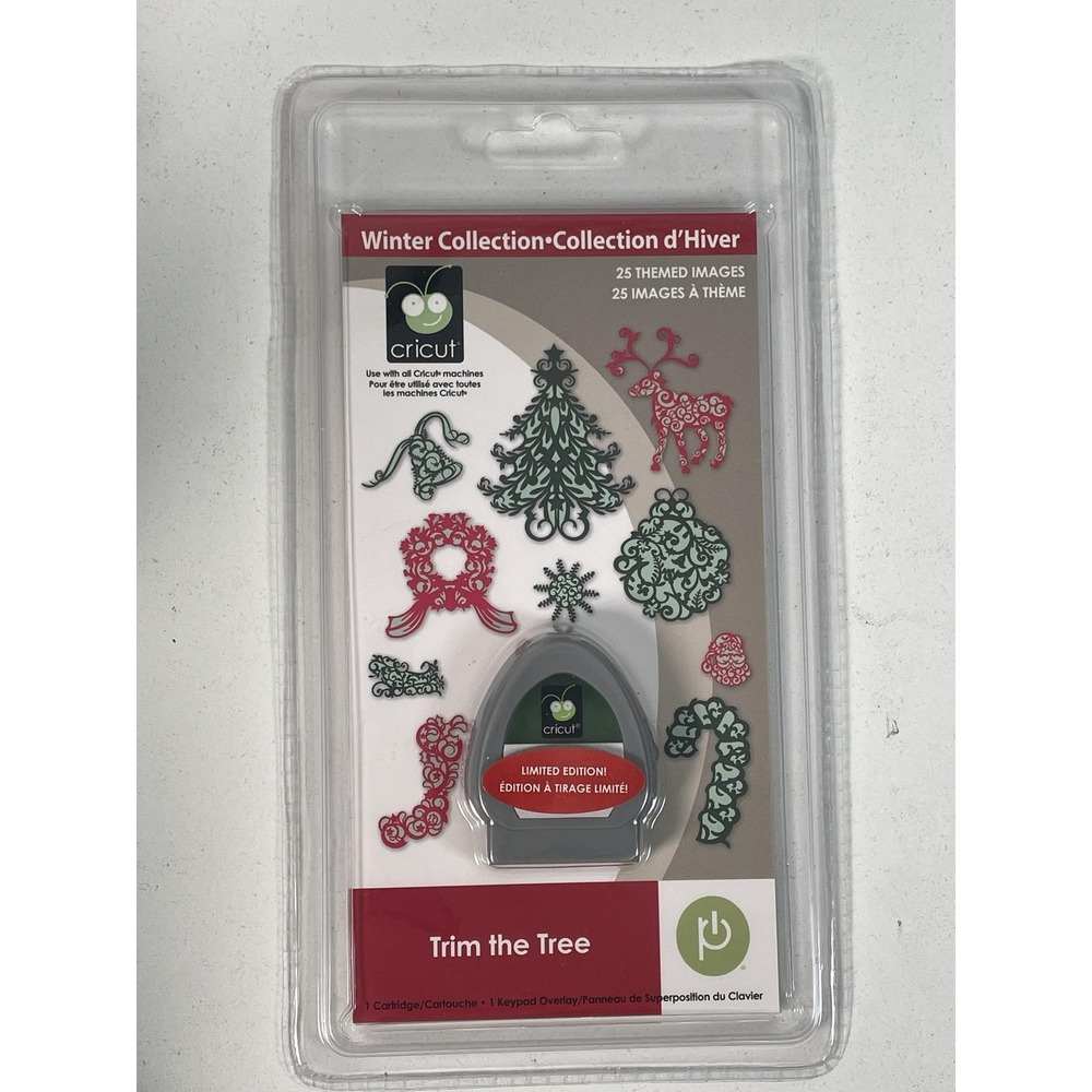 Cricut Trim The Tree Winter Cartridge Limited Edition 25 Images 2000538 NEW